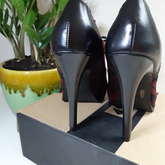 Le Chateau Tartan Heels Sz7 - Picture 4 of 10